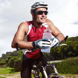 Water Bottles Space Cup Plastic Sports Fitness Outdoor Sports Water Cup Gradient Handle Water Bottle Student Water Bottle 3-Piece Set Water Jug