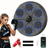 1PC Upgrade Adds Six-Target Smart Boxing Training Set, Musical Boxing Machine with Gloves, Intelligent Counting Boxing Machine, Electronic Boxing Training Target, 12-Speed Adjustable, 12-Punch Mode Musical Boxing Machine Protective Gear Boxing Equipment
