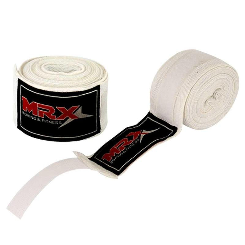 MRX Boxing Hand Wraps 100% Cotton Multi Colors Great for MMA Boxing Muay Thai Kick Boxing Training Wrist Support Wraps 180 Inches Length