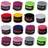 MRX Boxing Hand Wraps 100% Cotton Multi Colors Great for MMA Boxing Muay Thai Kick Boxing Training Wrist Support Wraps 180 Inches Length