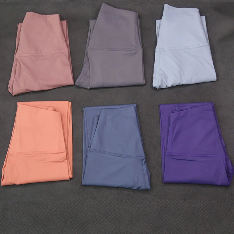 Four Sided Stretching Leggings Yoga Pants Soft Naked-Feel Sport Women'S Tights High Waist Gym Jogging Fitness Athletic Legging