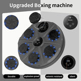 1PC Upgrade Adds Six-Target Smart Boxing Training Set, Musical Boxing Machine with Gloves, Intelligent Counting Boxing Machine, Electronic Boxing Training Target, 12-Speed Adjustable, 12-Punch Mode Musical Boxing Machine Protective Gear Boxing Equipment