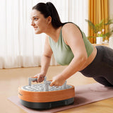 Fathersdaygif MERACH round Model Vibration Plate Exercise Machine with Massage, Lymphatic Drainage Machine, Whole Body Workout for Fitness, Gifts